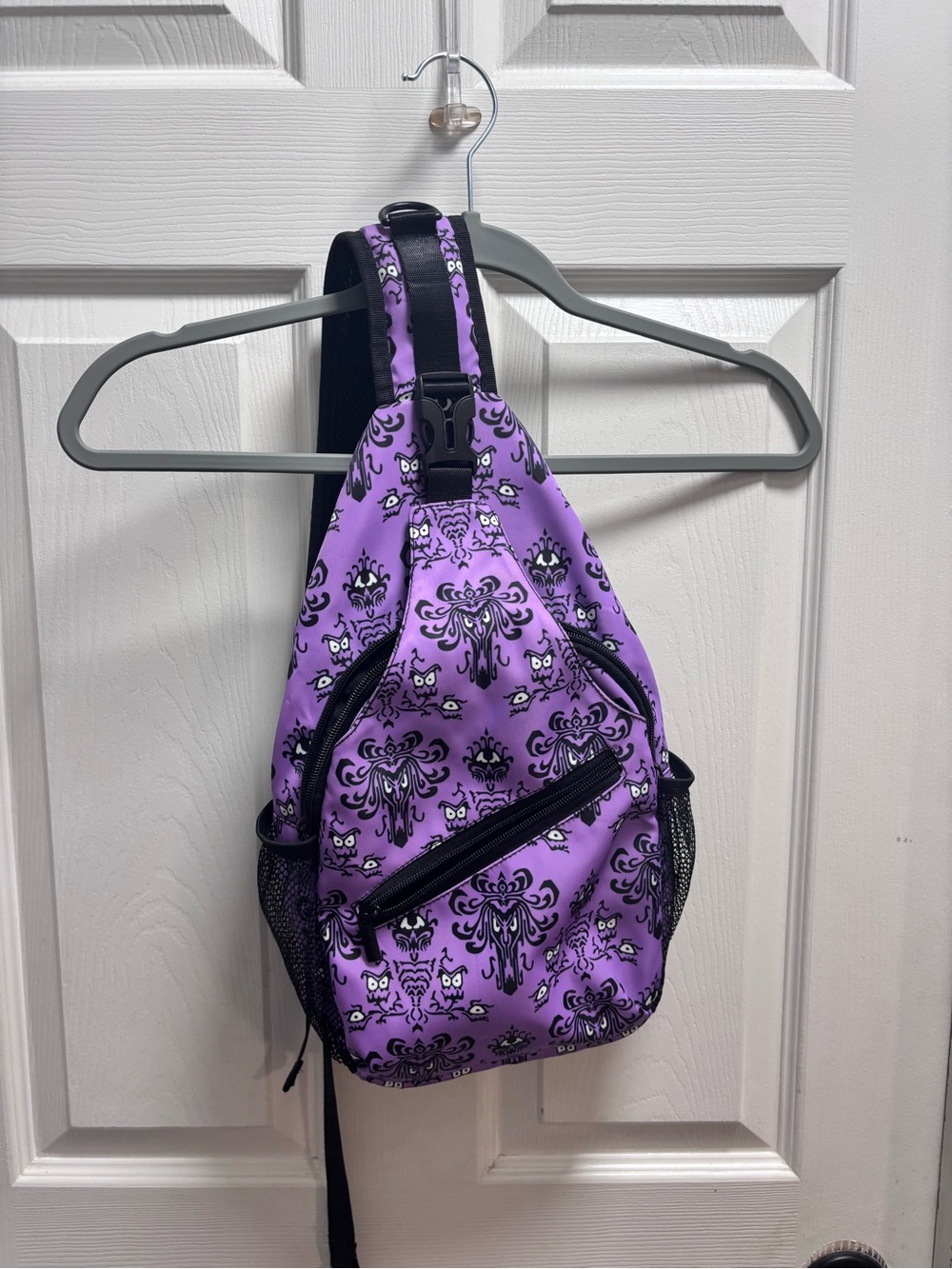 Disney Haunted Mansion Wallpaper Sling Bag - Women's Crossbody Backpack